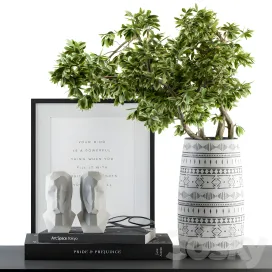 Decorative green bouquet set 2